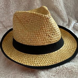 Straw fedora
